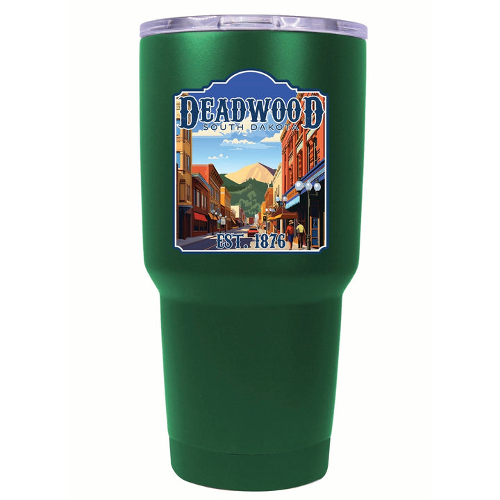 Deadwood South Dakota Wild West Design Souvenir 24 oz Insulated Stainless Steel Tumbler Image 4