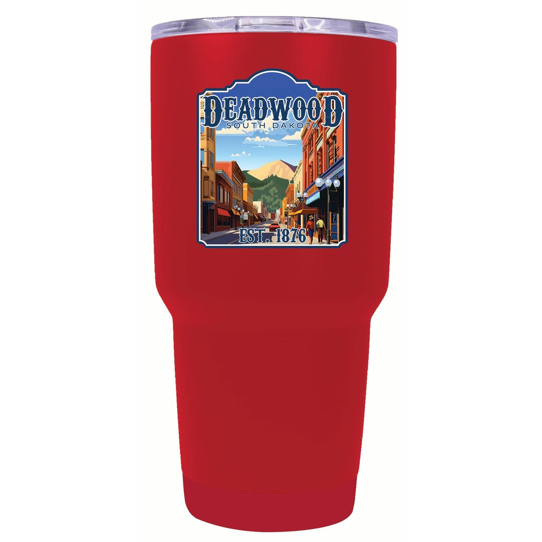 Deadwood South Dakota Wild West Design Souvenir 24 oz Insulated Stainless Steel Tumbler Image 6