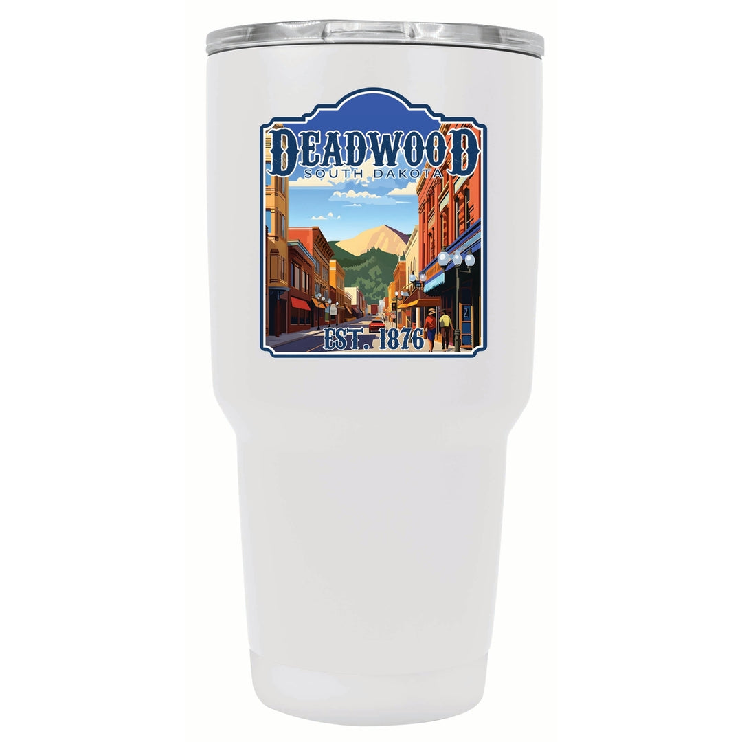 Deadwood South Dakota Wild West Design Souvenir 24 oz Insulated Stainless Steel Tumbler Image 8