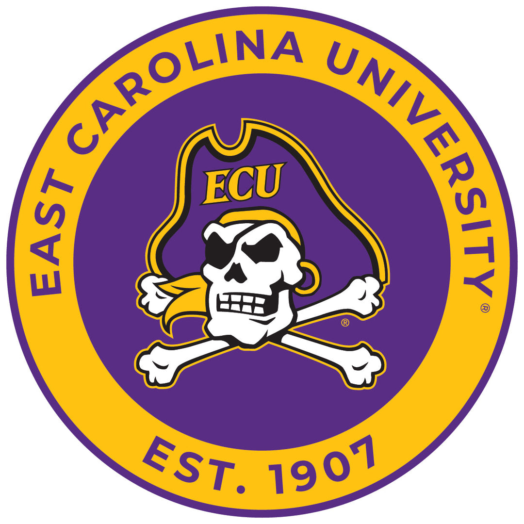 East Carolina Pirates Round Magnet Officially Licensed Collegiate Product Image 1