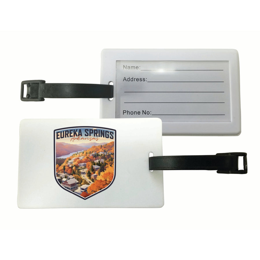 Eureka Springs Arkansas Little Switzerland of the Ozarks Design Souvenir Luggage Tag Image 1