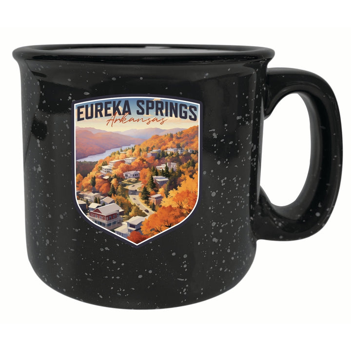 Eureka Springs Arkansas Little Switzerland of the Ozarks Design Souvenir 16 oz Ceramic camping mug Image 1