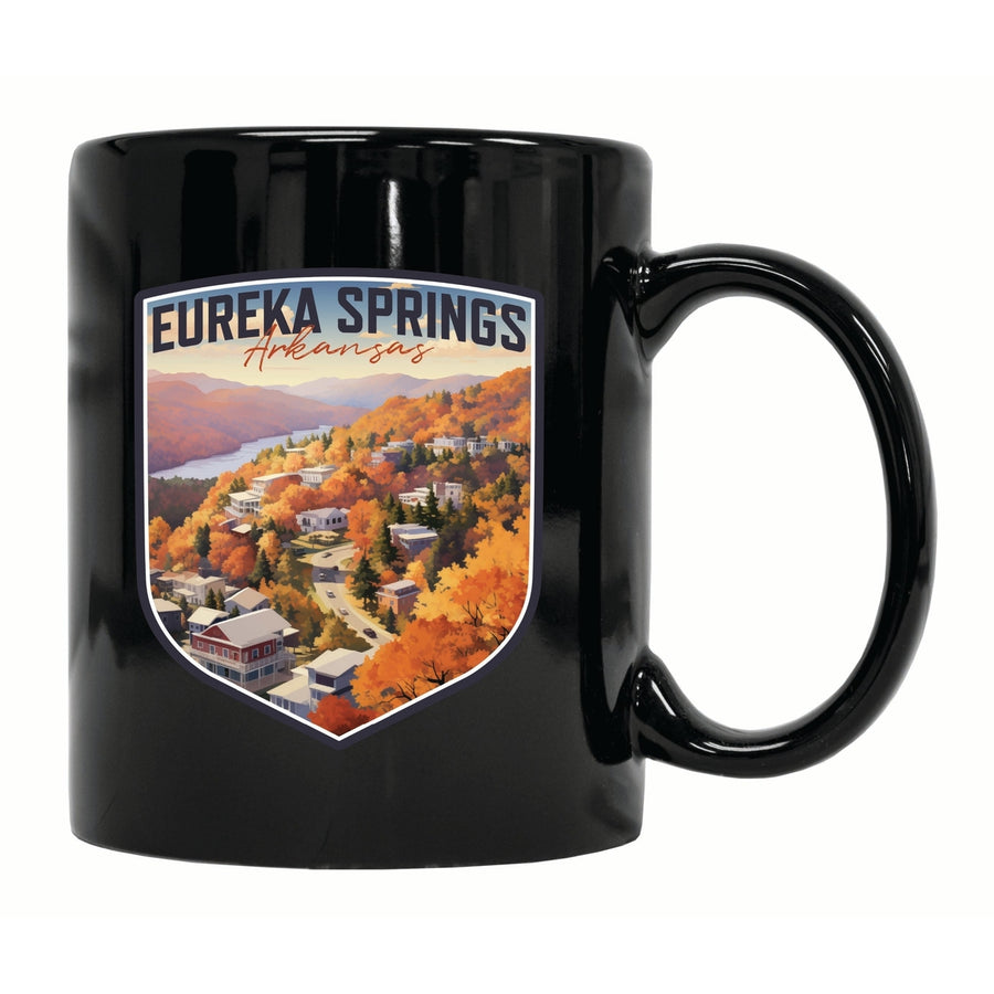 Eureka Springs Arkansas Little Switzerland of the Ozarks Design Souvenir 12 oz Ceramic Coffee Mug Image 1