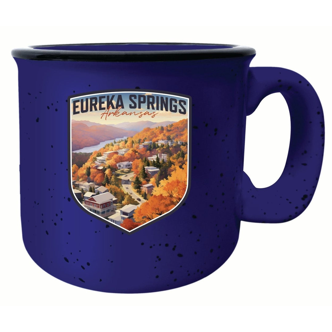 Eureka Springs Arkansas Little Switzerland of the Ozarks Design Souvenir 16 oz Ceramic camping mug Image 1