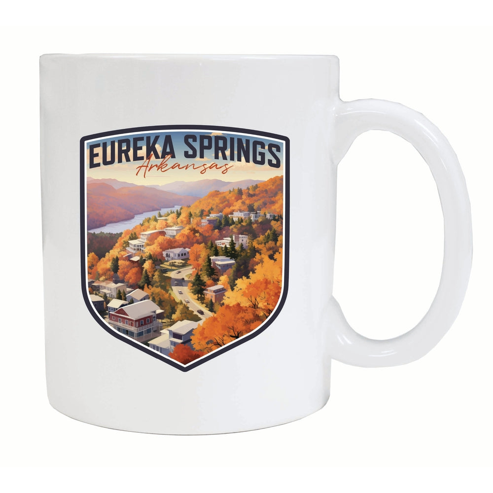 Eureka Springs Arkansas Little Switzerland of the Ozarks Design Souvenir 12 oz Ceramic Coffee Mug Image 2