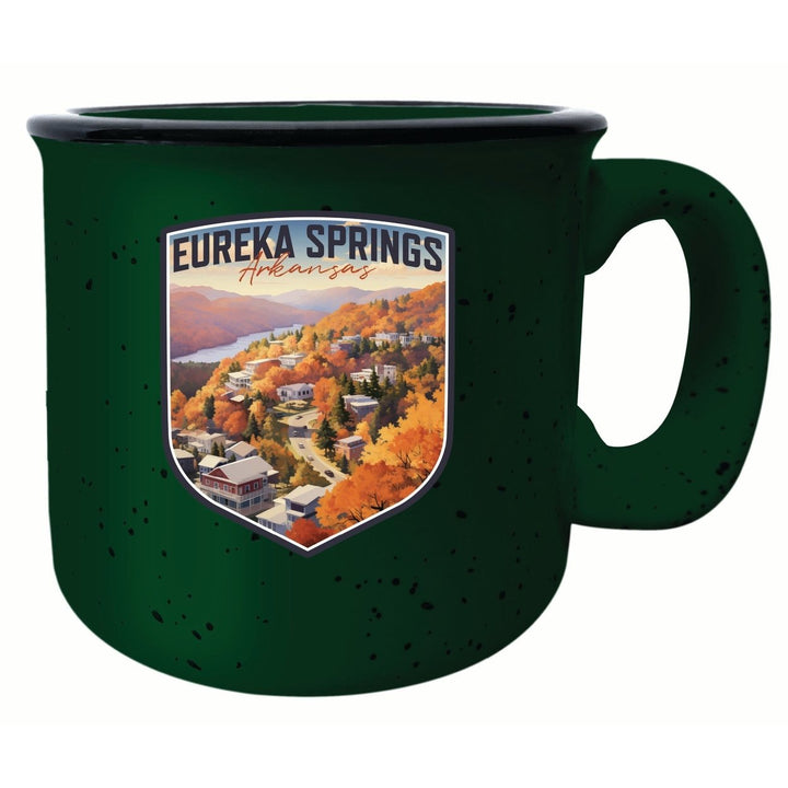 Eureka Springs Arkansas Little Switzerland of the Ozarks Design Souvenir 16 oz Ceramic camping mug Image 1