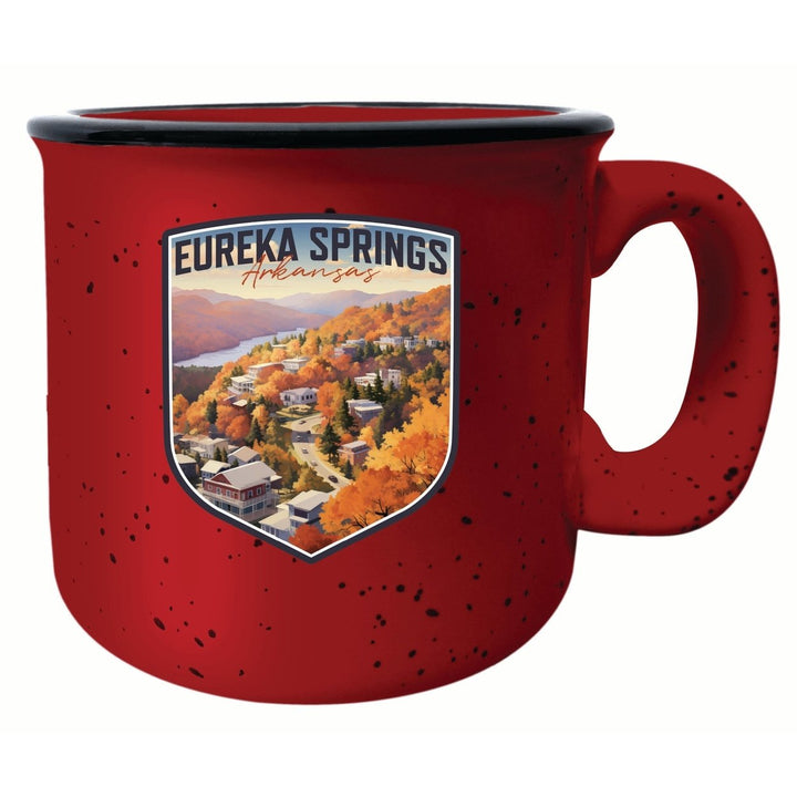 Eureka Springs Arkansas Little Switzerland of the Ozarks Design Souvenir 16 oz Ceramic camping mug Image 1