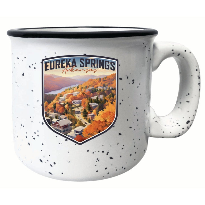 Eureka Springs Arkansas Little Switzerland of the Ozarks Design Souvenir 16 oz Ceramic camping mug Image 1