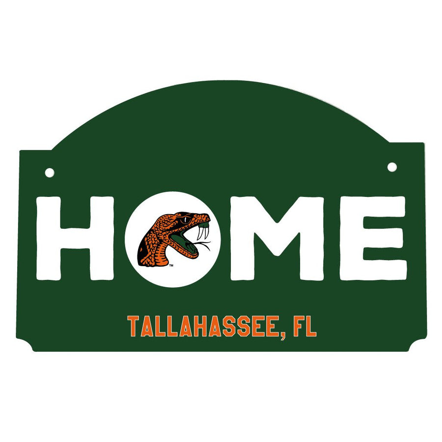 Florida AandM Rattlers Wood Sign Flat with String Officially Licensed Collegiate Product Image 1