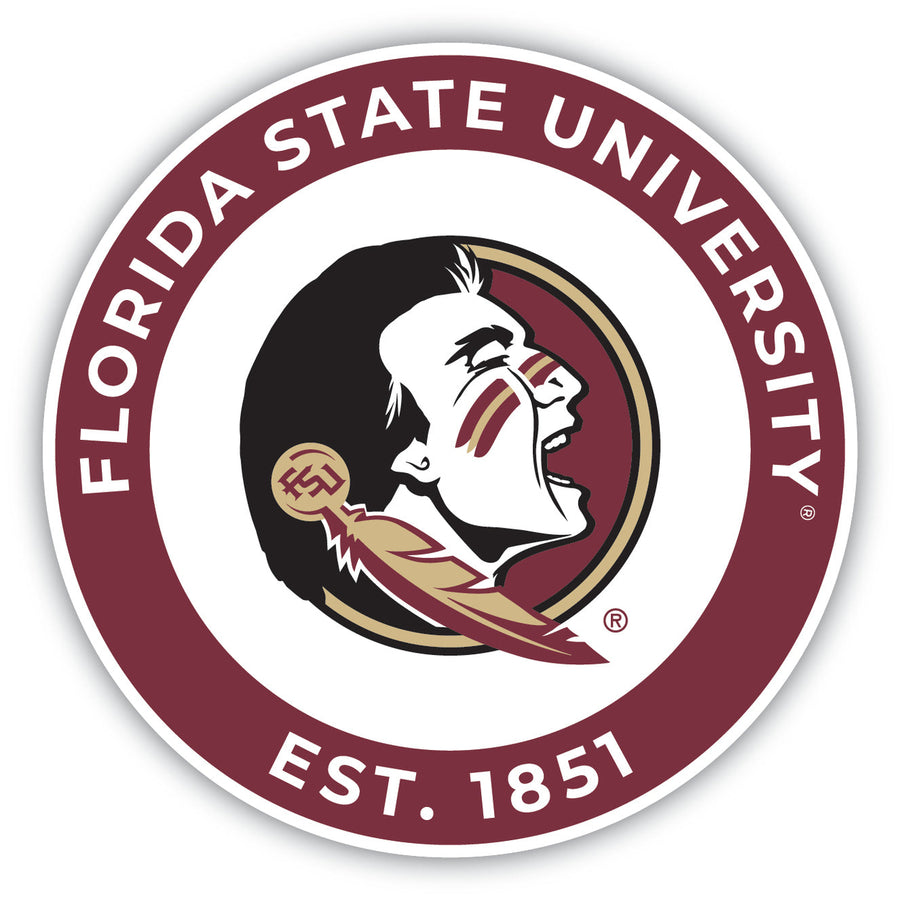 Florida State Seminoles Round Magnet Officially Licensed Collegiate Product Image 1