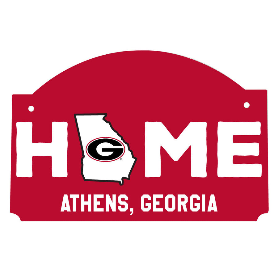 Georgia Bulldogs Wood Sign Flat with String Officially Licensed Collegiate Product Image 1