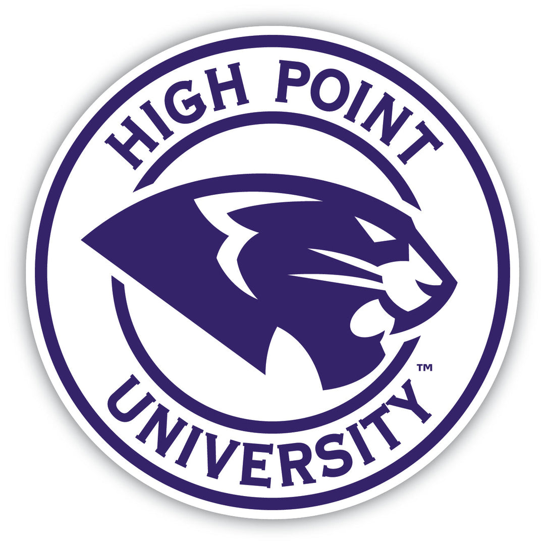 High Point University Round Magnet Officially Licensed Collegiate Product Image 1