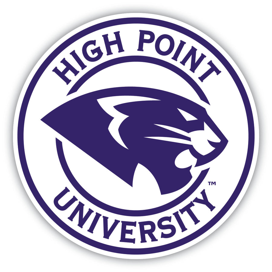 High Point University Round Vinyl Decal Sticker Officially Licensed Collegiate Product Image 1