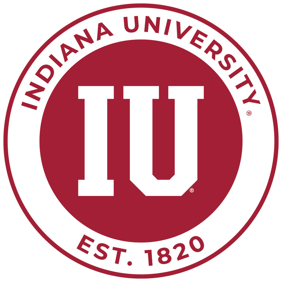 Indiana Hoosiers Round Vinyl Decal Sticker Officially Licensed Collegiate Product Image 1