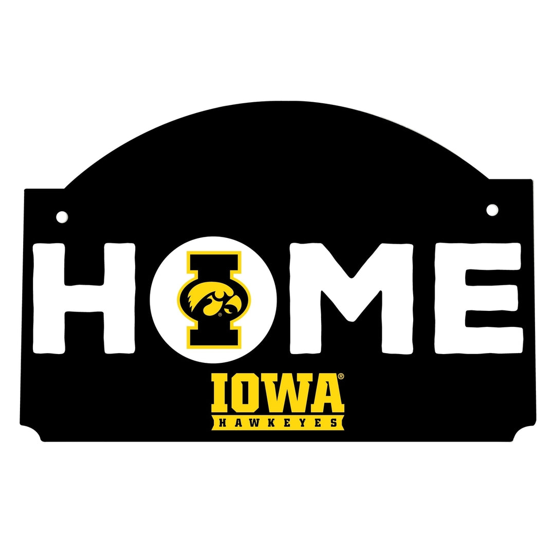 Iowa Hawkeyes Wood Sign Flat with String Officially Licensed Collegiate Product Image 1