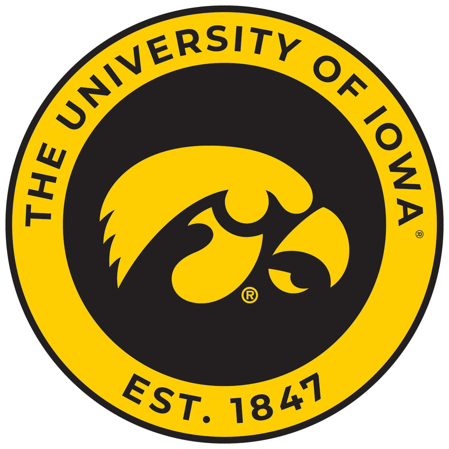 Iowa Hawkeyes Round Magnet Officially Licensed Collegiate Product Image 1