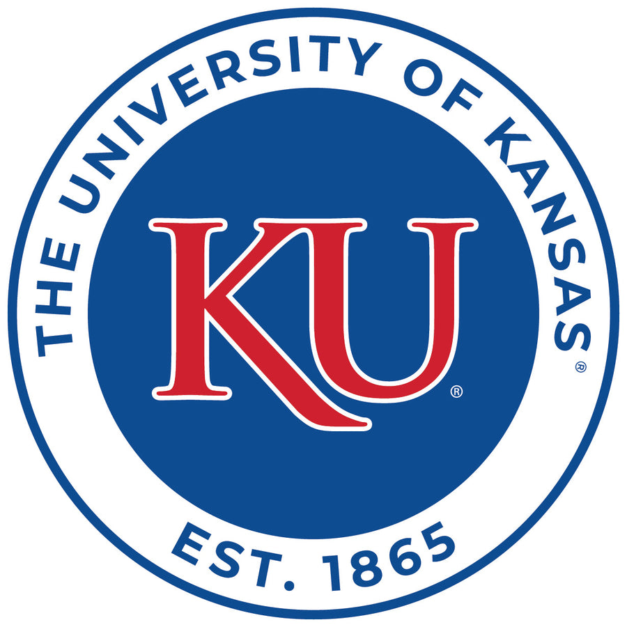 Kansas Jayhawks Round Magnet Officially Licensed Collegiate Product Image 1