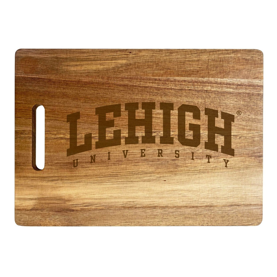 Lehigh University Mountain Hawks Engraved Wooden Cutting Board 10" x 14" Acacia Wood Officially Licensed Collegiate Image 1