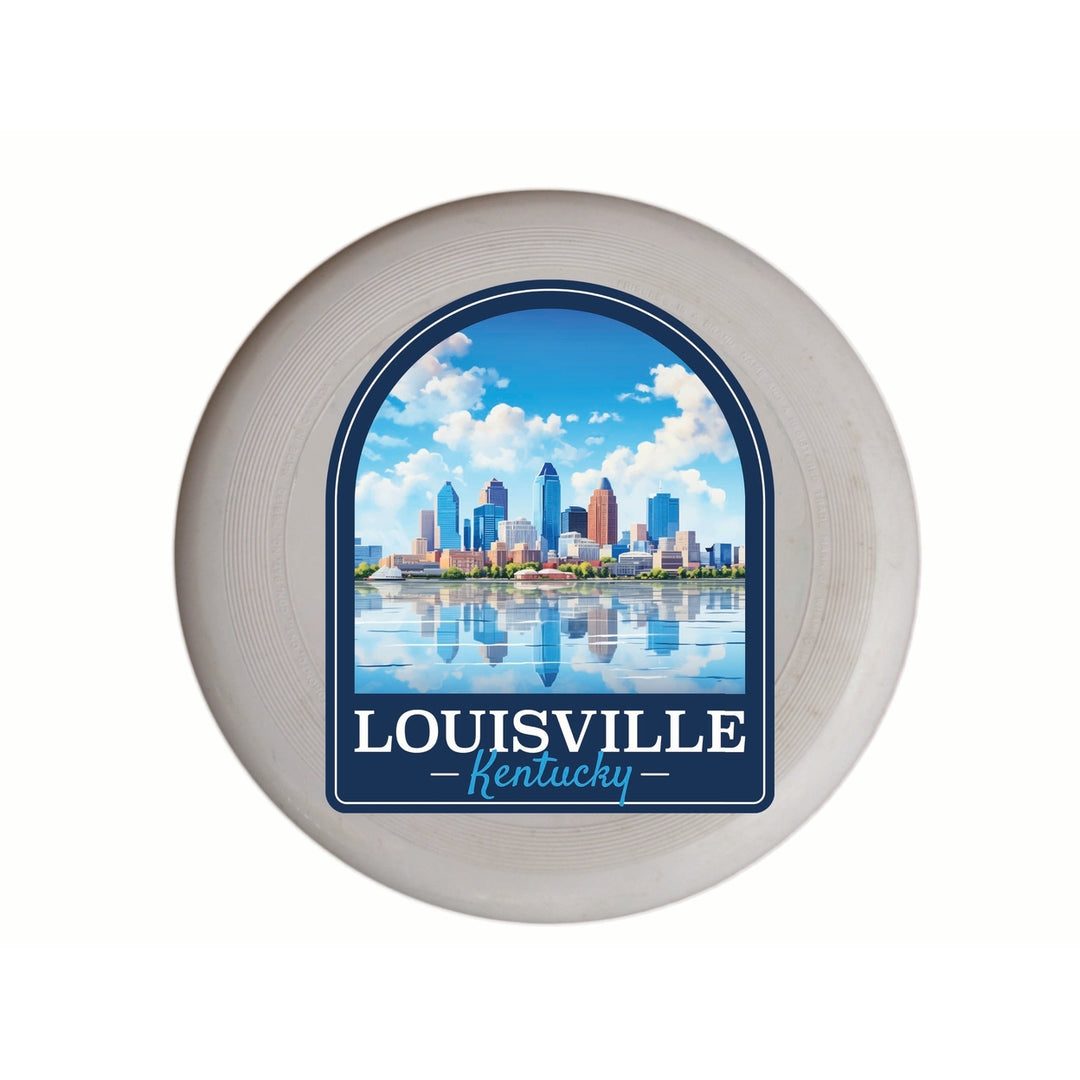 Louisville Kentucky Daytime Cityscape Design Souvenir Frisbee Flying Disc Image 1