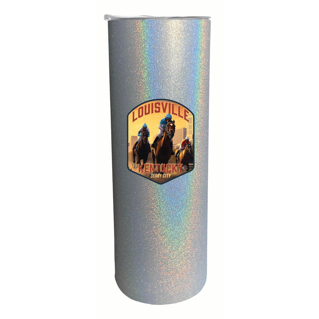 Louisville Kentucky Derby City Design Souvenir 20 oz Insulated Stainless Steel Skinny Tumbler Image 2