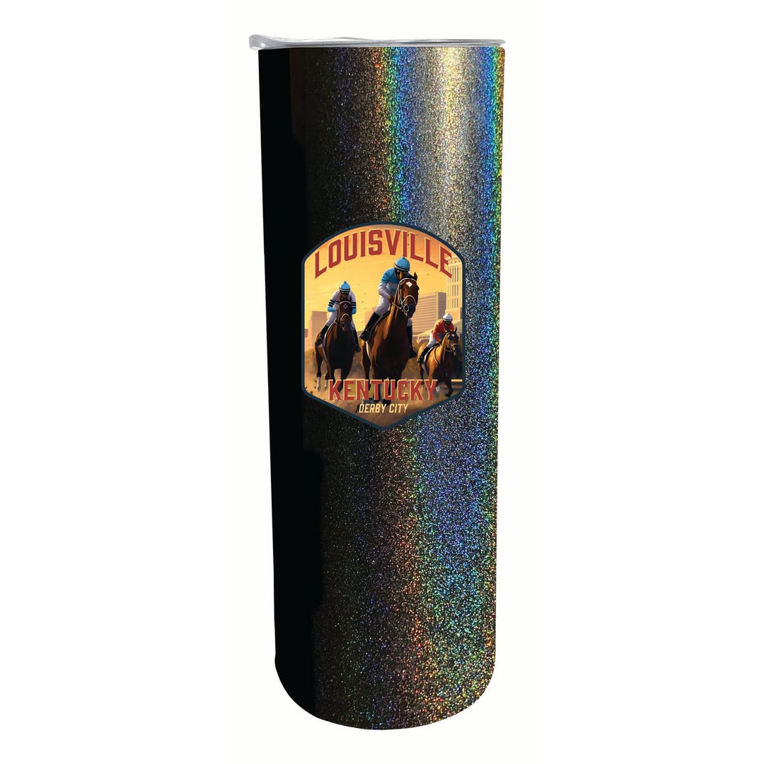 Louisville Kentucky Derby City Design Souvenir 20 oz Insulated Stainless Steel Skinny Tumbler Image 4