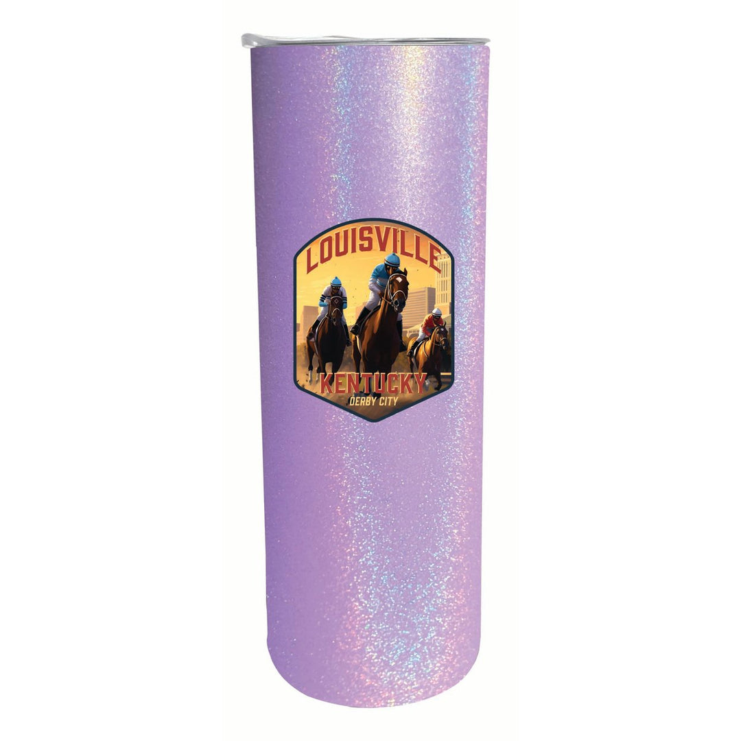 Louisville Kentucky Derby City Design Souvenir 20 oz Insulated Stainless Steel Skinny Tumbler Image 6