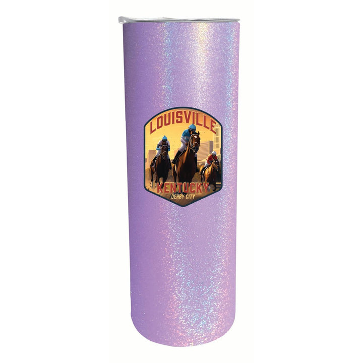 Louisville Kentucky Derby City Design Souvenir 20 oz Insulated Stainless Steel Skinny Tumbler Image 1