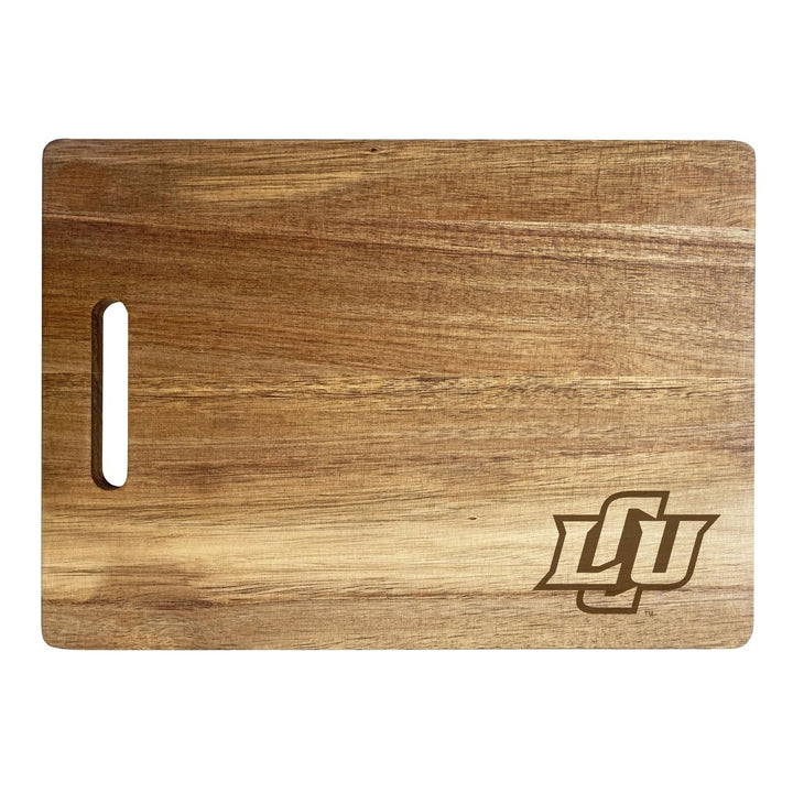 Lubbock Christian University Chaparral Engraved Wooden Cutting Board 10" x 14" Acacia Wood Officially Licensed Image 1