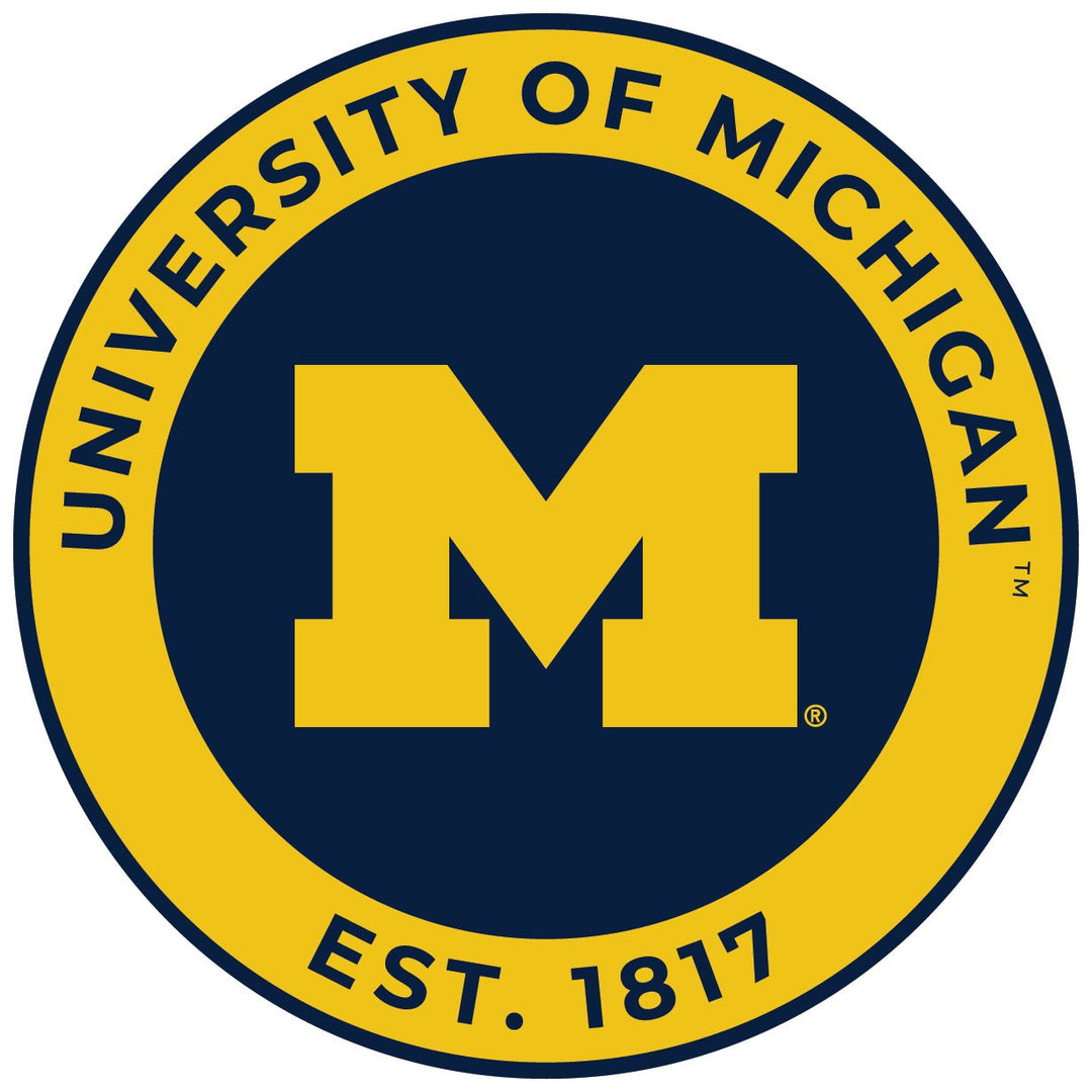 Michigan Wolverines Round Magnet Officially Licensed Collegiate Product Image 1