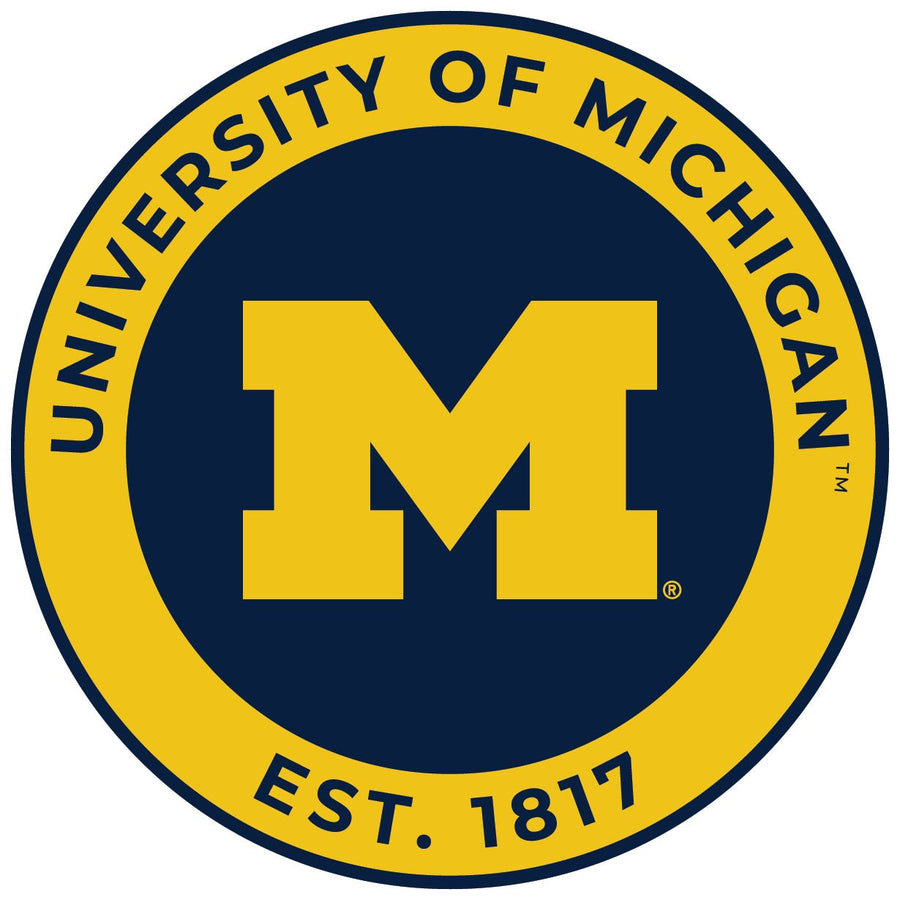 Michigan Wolverines Round Magnet Officially Licensed Collegiate Product Image 1