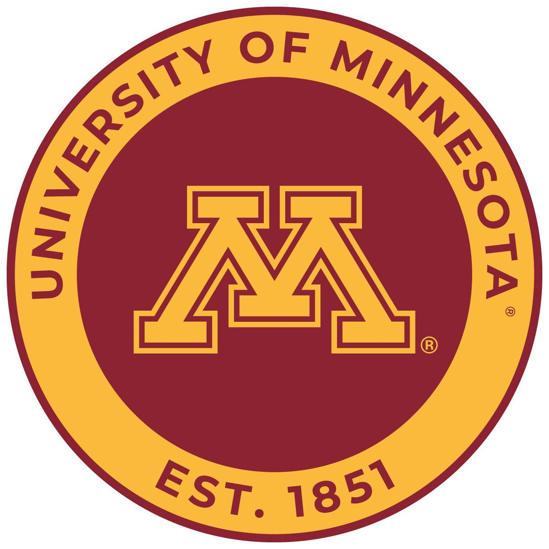 Minnesota Gophers Round Magnet Officially Licensed Collegiate Product Image 1