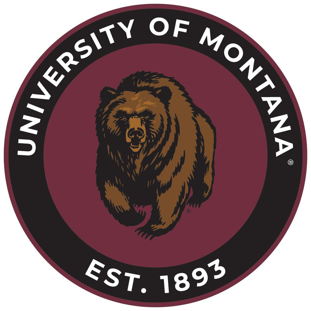 Montana University Round Vinyl Decal Sticker Officially Licensed Collegiate Product Image 1