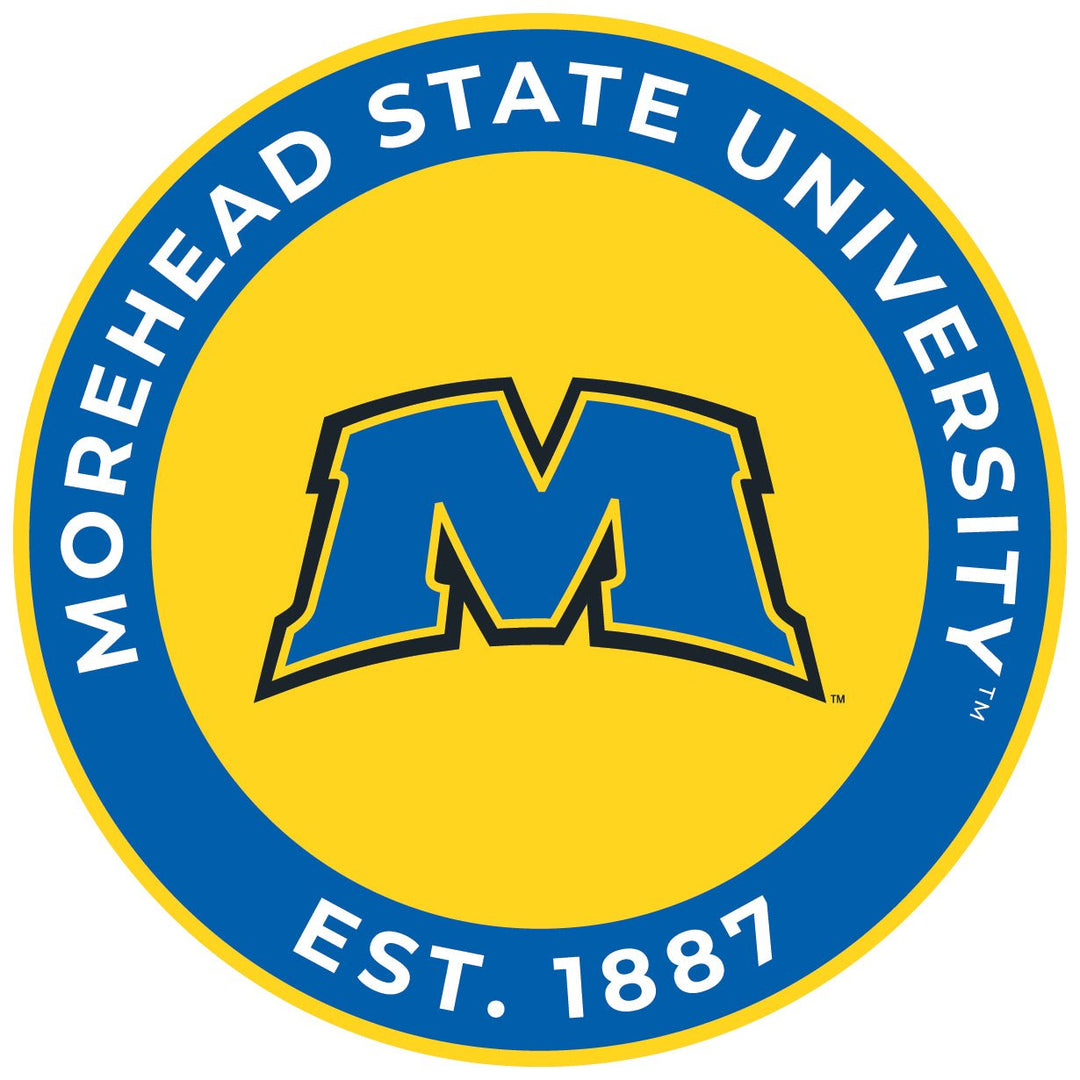 Morehead State University Round Vinyl Decal Sticker Officially Licensed Collegiate Product Image 1