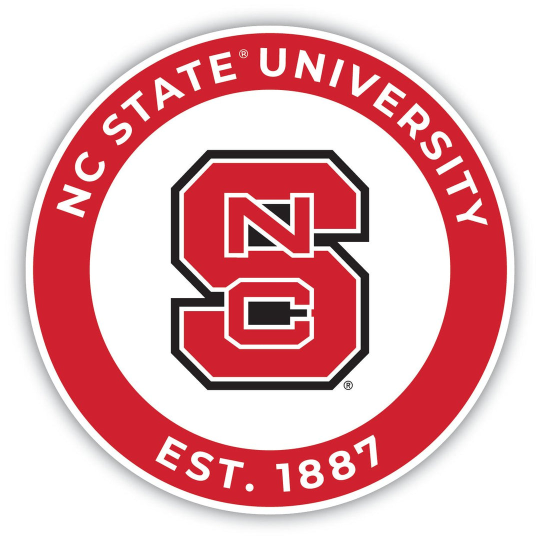 NC State Wolfpack Round Magnet Officially Licensed Collegiate Product Image 1