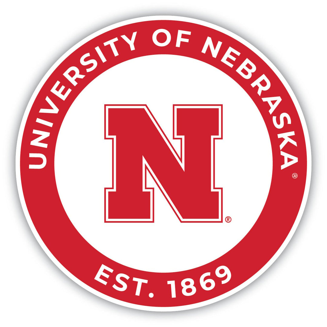 Nebraska Cornhuskers Round Magnet Officially Licensed Collegiate Product Image 1