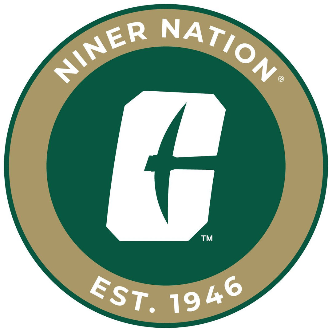 North Carolina Charlotte Forty-Niners Round Magnet Officially Licensed Collegiate Product Image 1