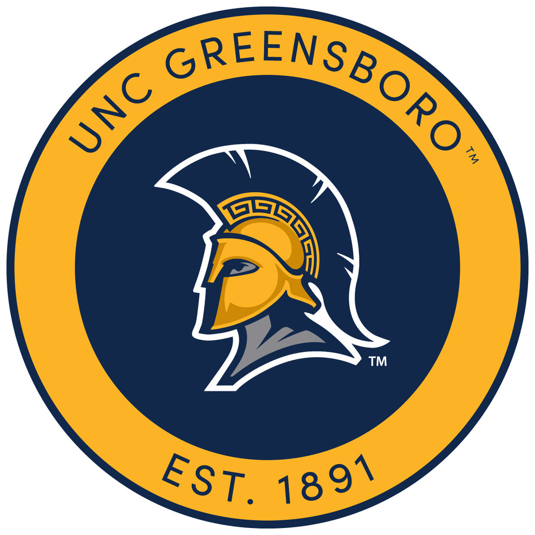 North Carolina Greensboro Spartans Round Magnet Officially Licensed Collegiate Product Image 1