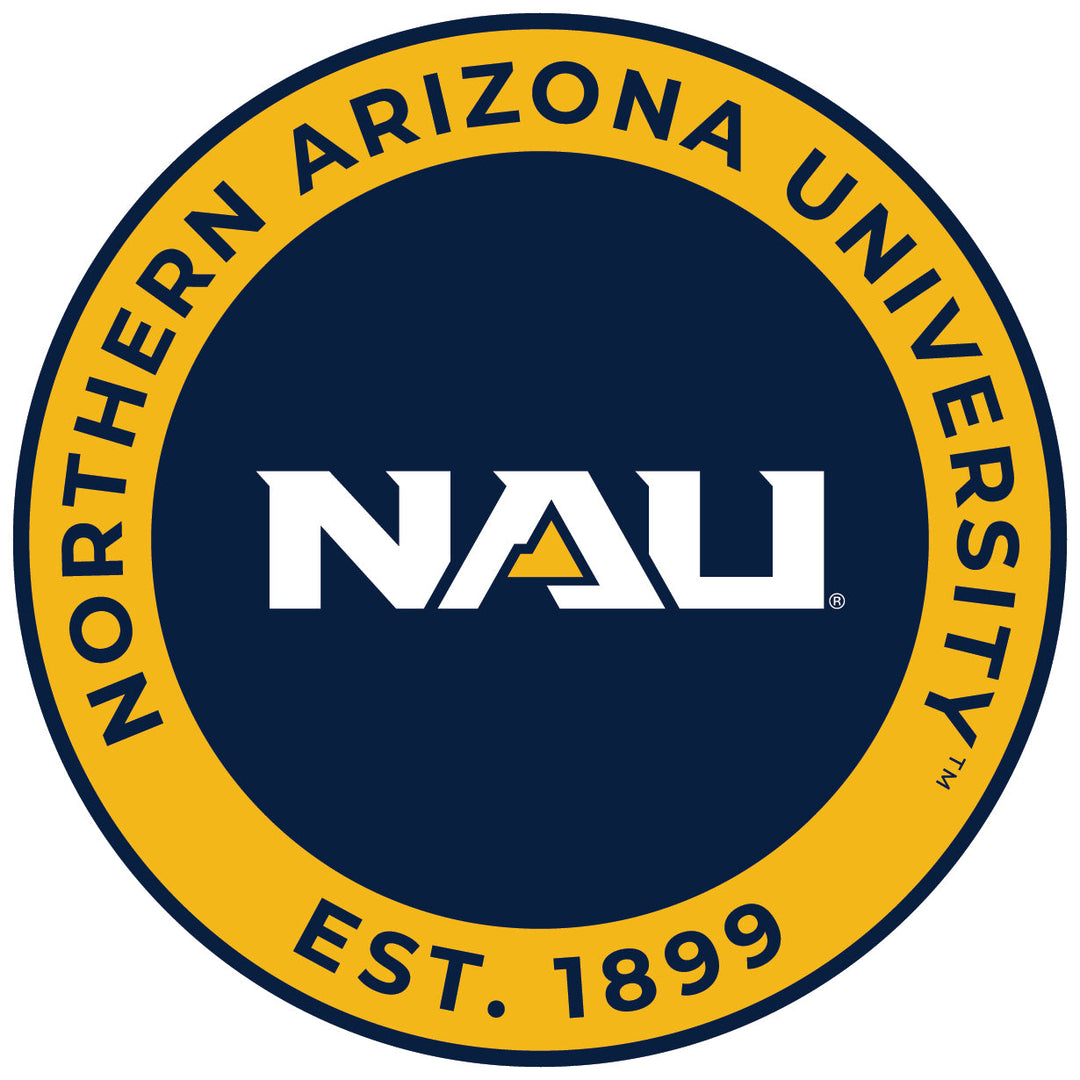 Northern Arizona University Round Magnet Officially Licensed Collegiate Product Image 1