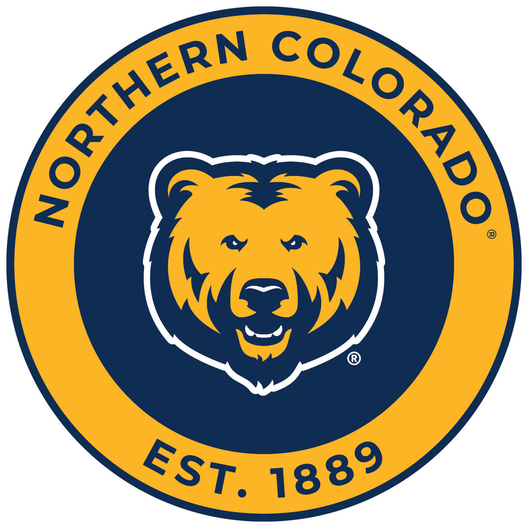 Northern Colorado Bears Round Vinyl Decal Sticker Officially Licensed Collegiate Product Image 1