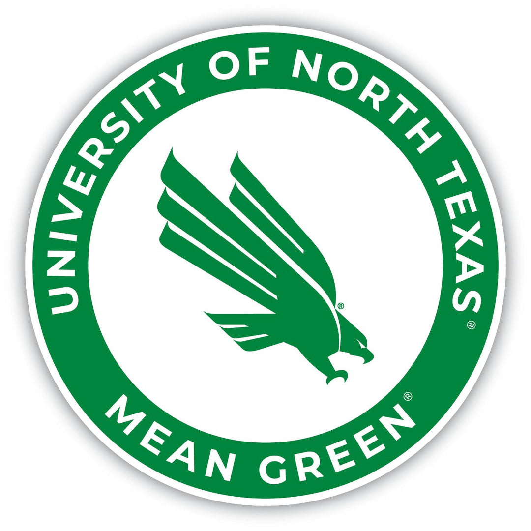 North Texas Round Magnet Officially Licensed Collegiate Product Image 1