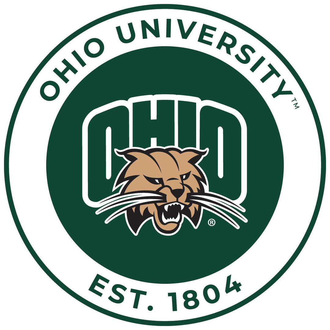 Ohio University Round Magnet Officially Licensed Collegiate Product Image 1