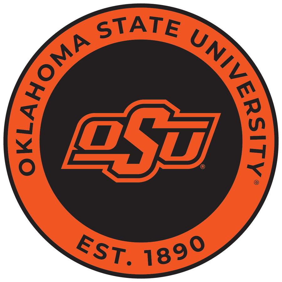 Oklahoma State Cowboys Round Magnet Officially Licensed Collegiate Product Image 1