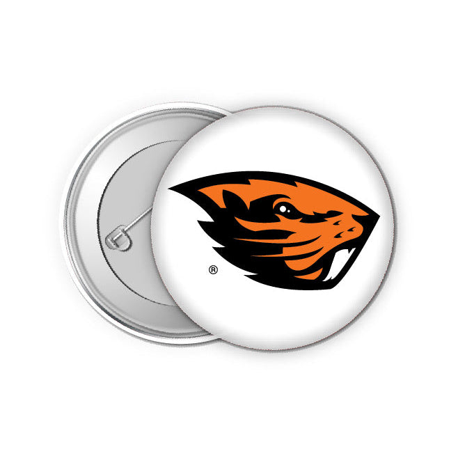 Oregon State Beavers Small 1-Inch Button Pin 4 Pack Officially Licensed Collegiate Product Image 1