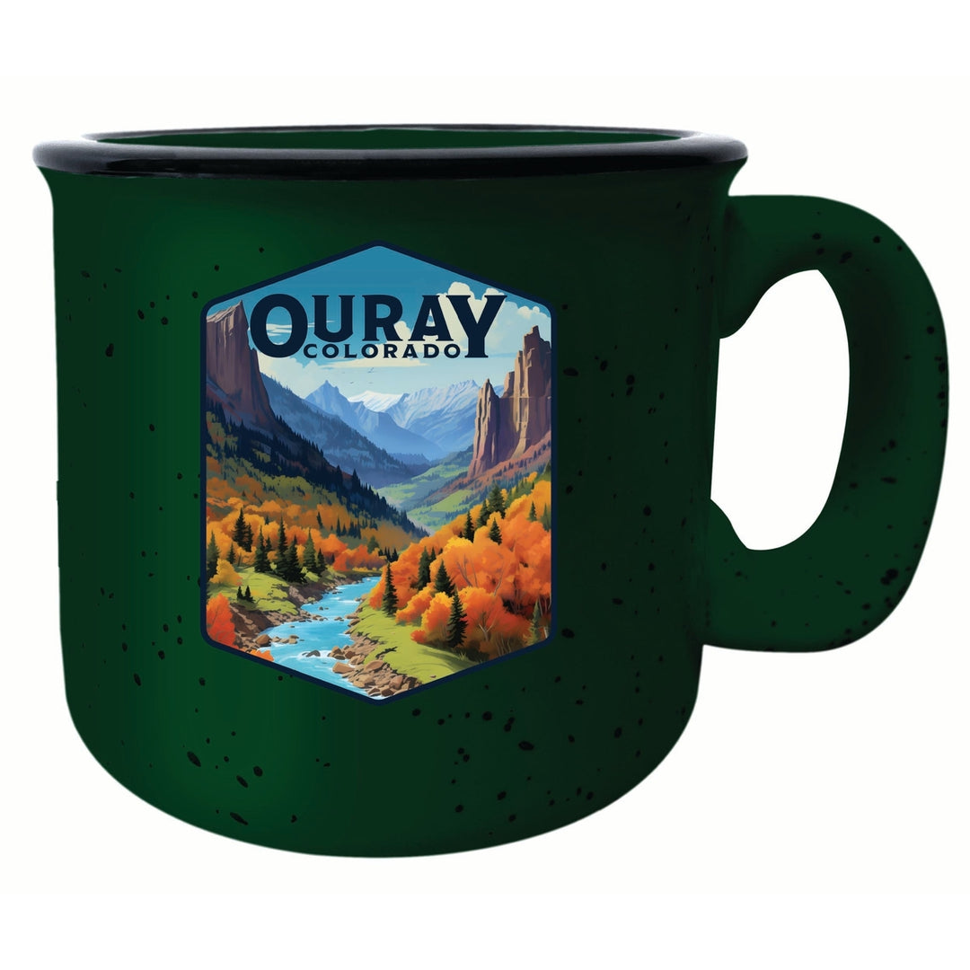 Ouray Colorado Mountain and River Design Souvenir 16 oz Ceramic camping mug Image 3