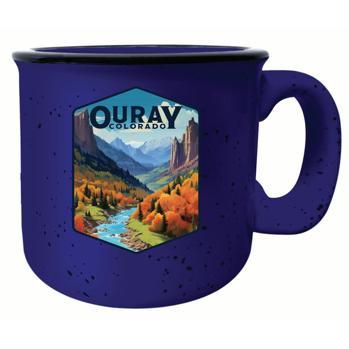 Ouray Colorado Mountain and River Design Souvenir 16 oz Ceramic camping mug Image 4