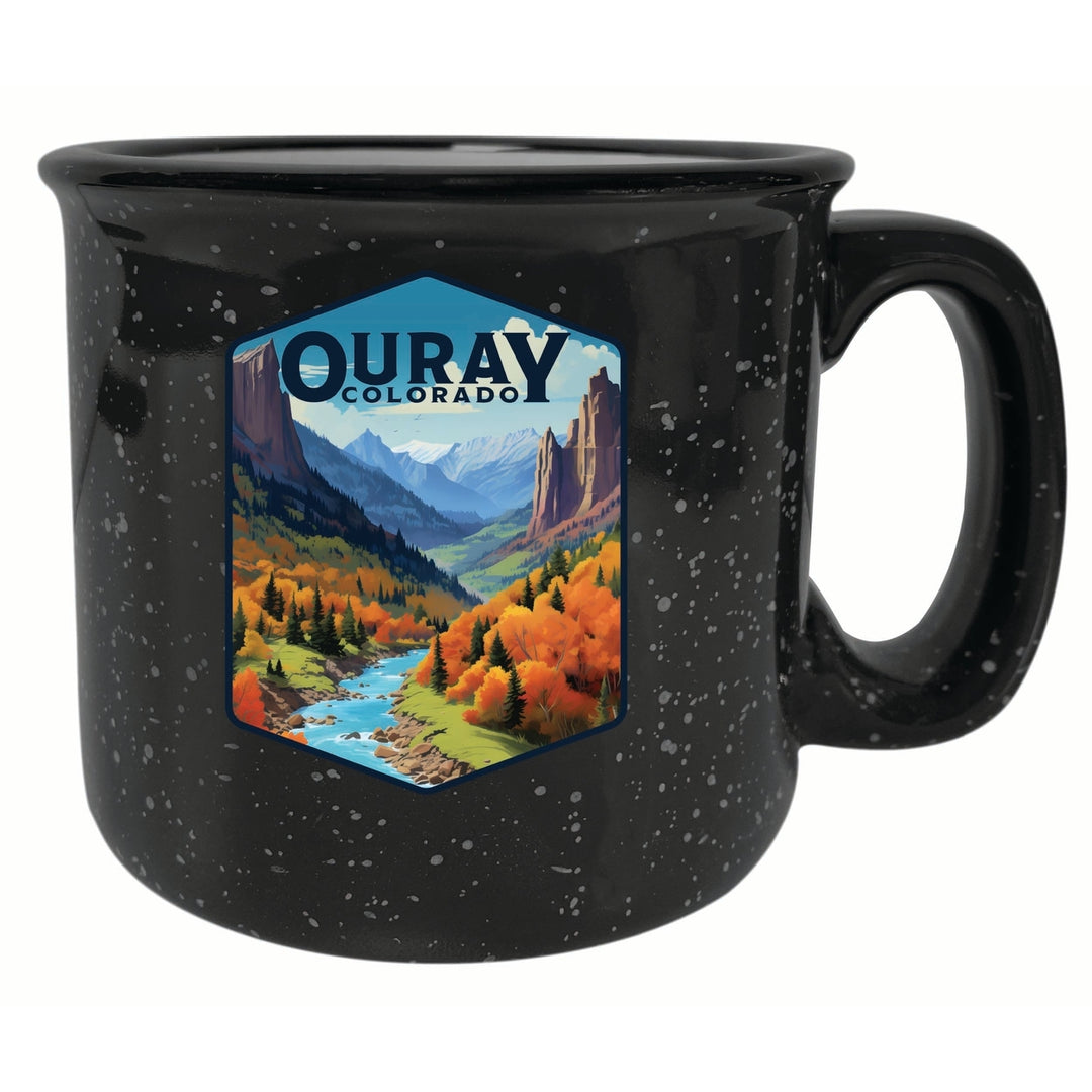 Ouray Colorado Mountain and River Design Souvenir 16 oz Ceramic camping mug Image 6