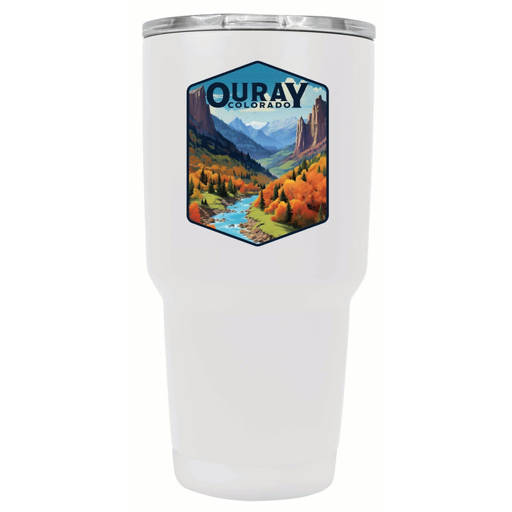 Ouray Colorado Mountain and River Design Souvenir 24 oz Insulated Stainless Steel Tumbler Image 2