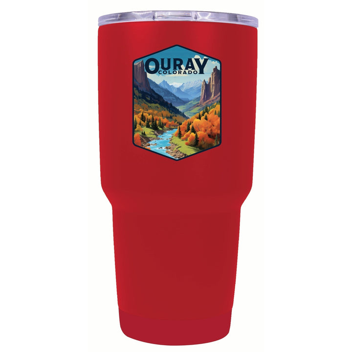 Ouray Colorado Mountain and River Design Souvenir 24 oz Insulated Stainless Steel Tumbler Image 6