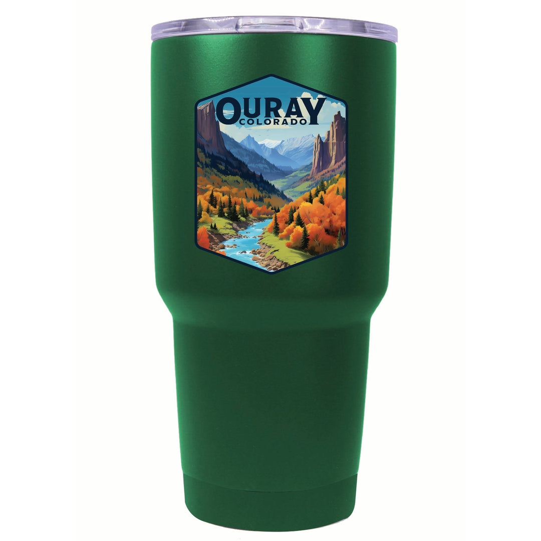 Ouray Colorado Mountain and River Design Souvenir 24 oz Insulated Stainless Steel Tumbler Image 8