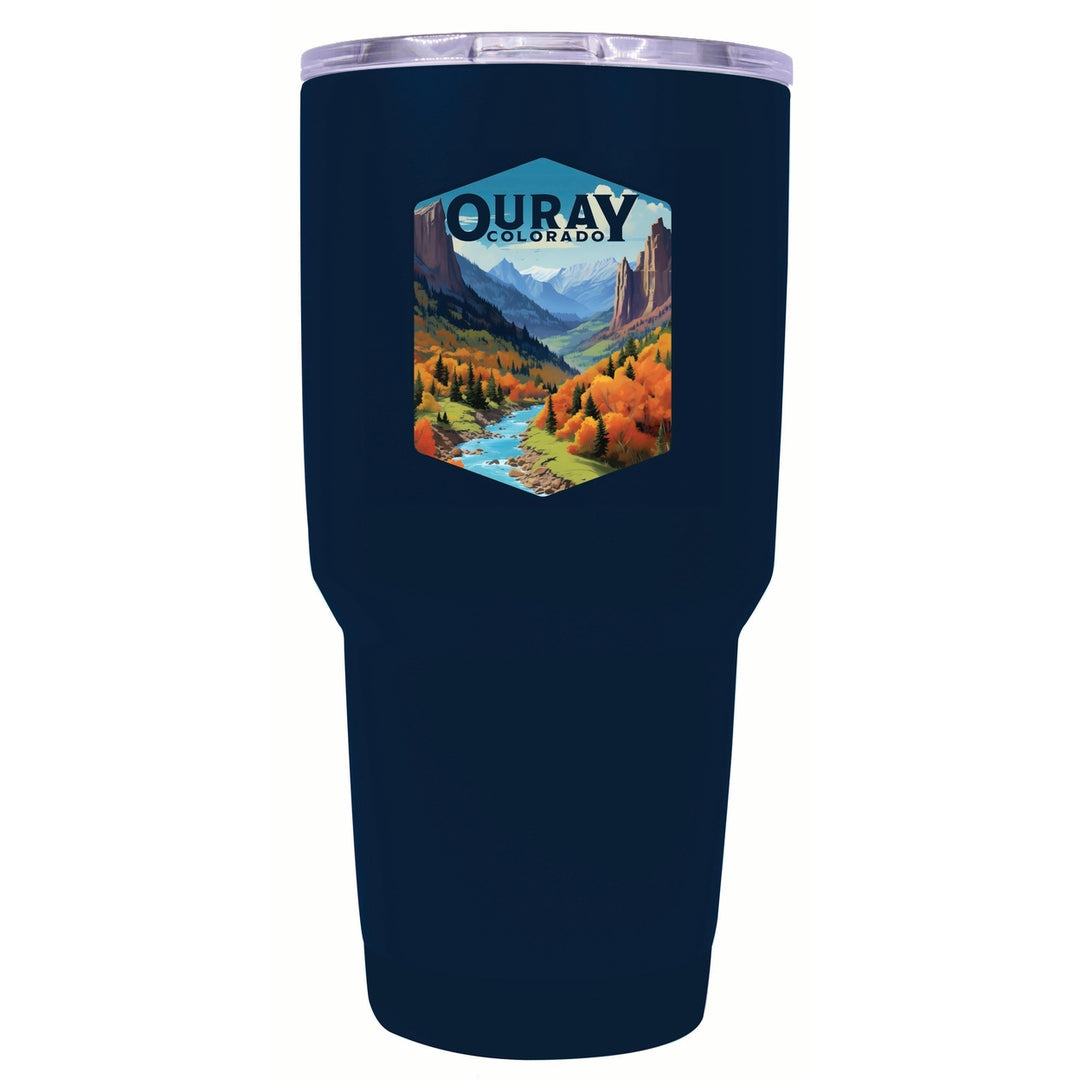 Ouray Colorado Mountain and River Design Souvenir 24 oz Insulated Stainless Steel Tumbler Image 9